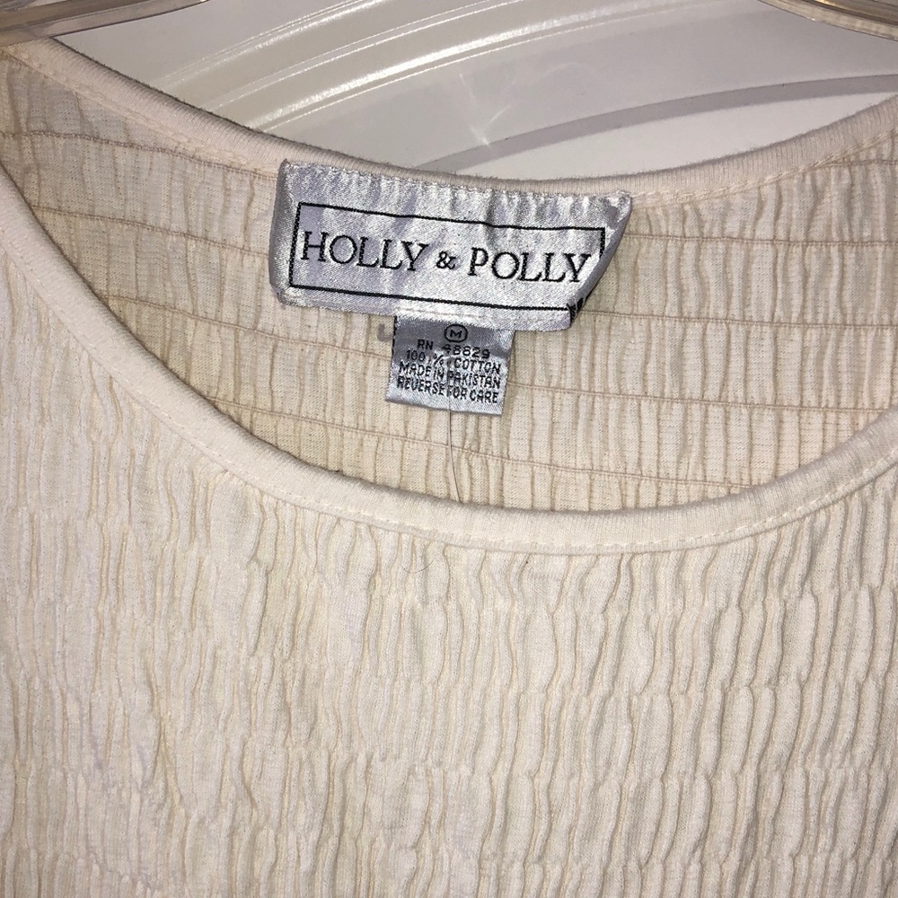 Cream Textured Maxi Dress - Picture 7 of 9